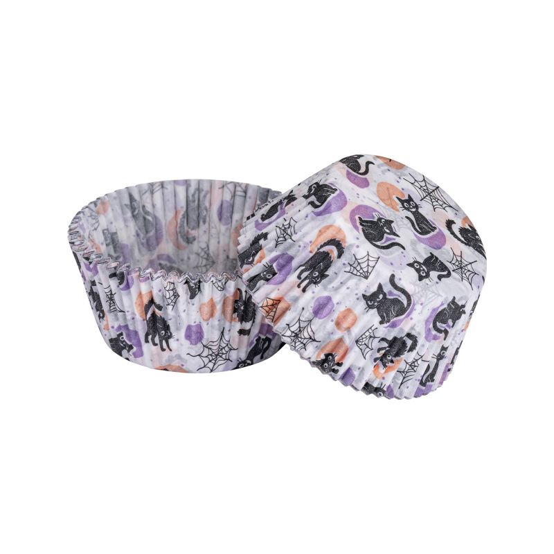 Papier-Muffinförmchen Halloween-Katze – 50 Stück - Zenker