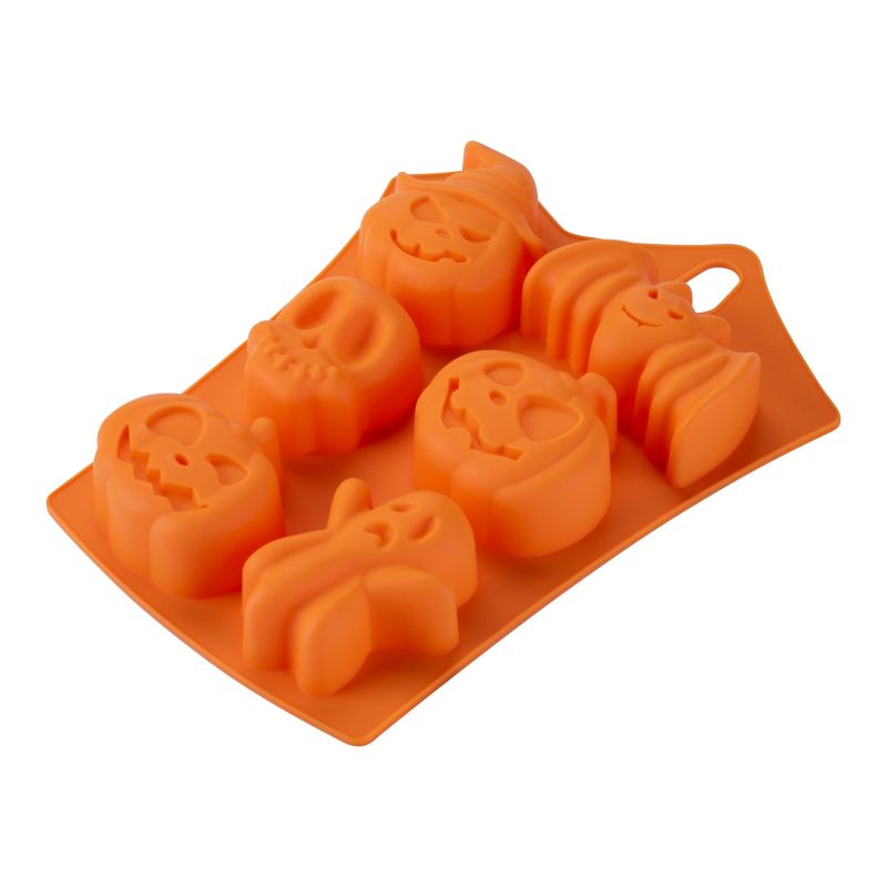 Minikuchen- & Eiswürfelform Halloween – 6er - Zenker