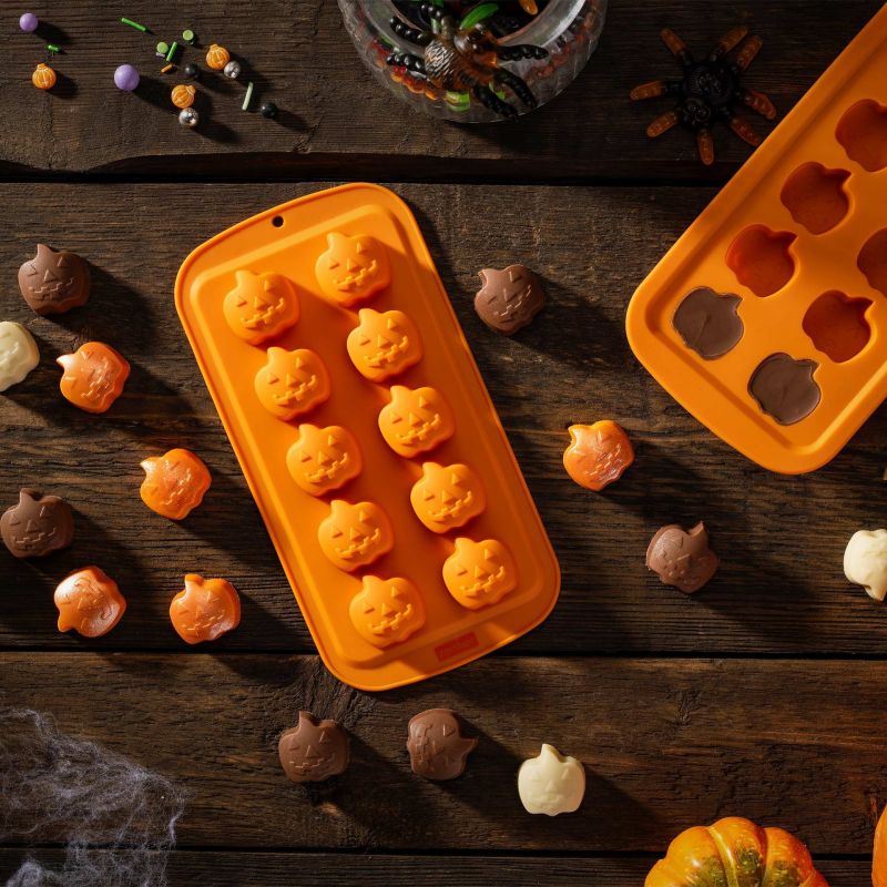 Schoko- & Eiswürfelform Mini-Kürbis – 10er - Zenker