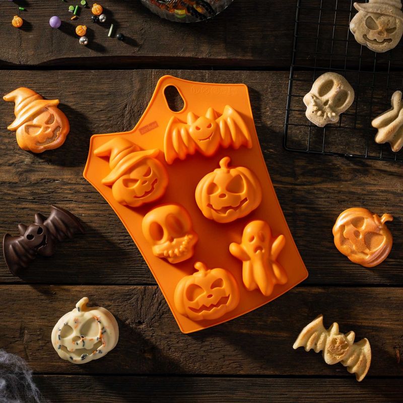 Minikuchen- & Eiswürfelform Halloween – 6er - Zenker