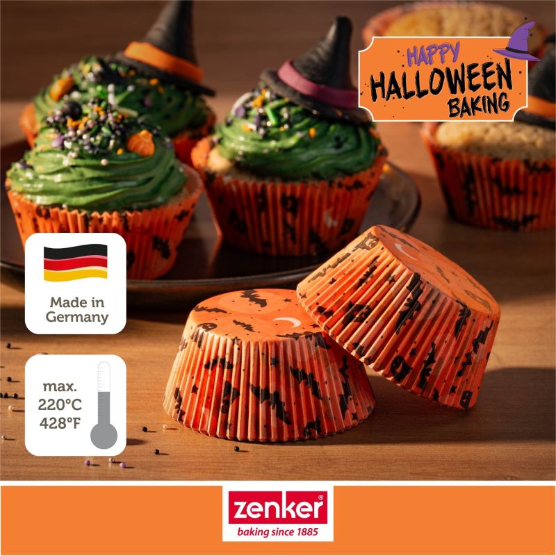 Papier-Muffinförmchen Halloween – 50 Stück - Zenker