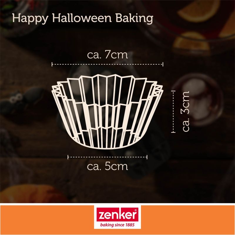 Papier-Muffinförmchen Halloween – 50 Stück - Zenker