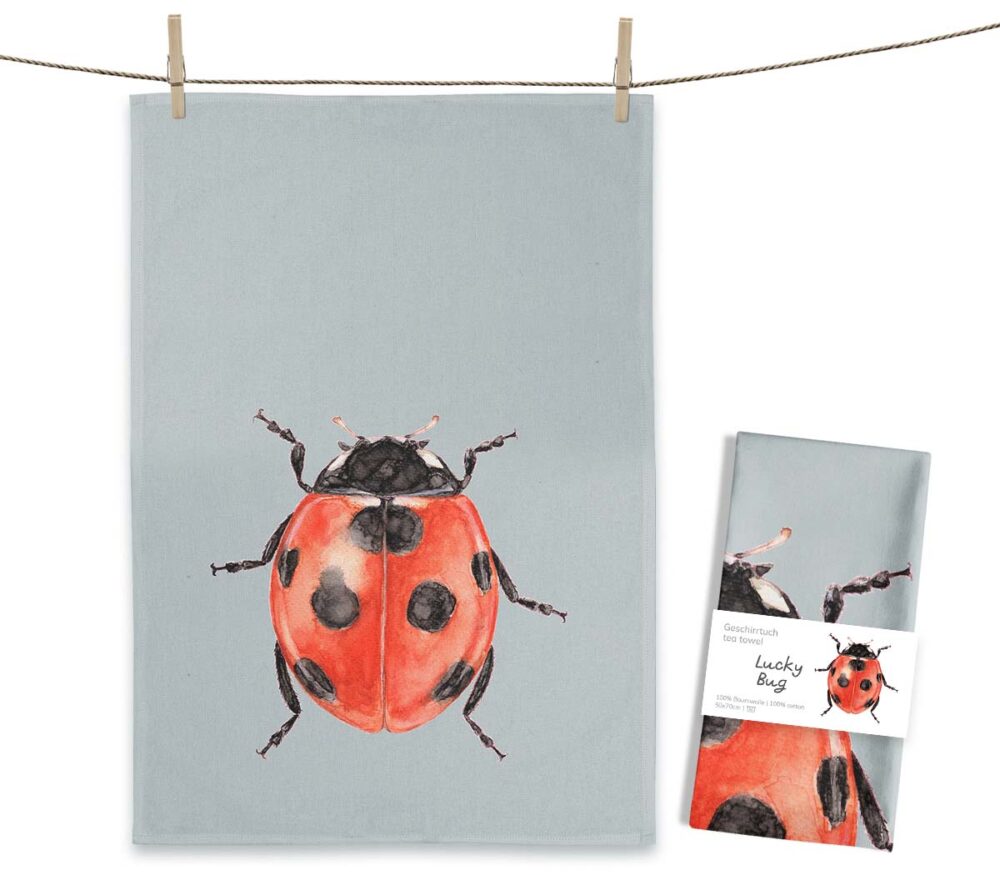 Geschirrtuch Flying Lucky Bug