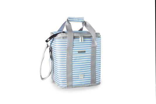 Kühltasche Niza Blau/Weiss Gestreift 20 L.