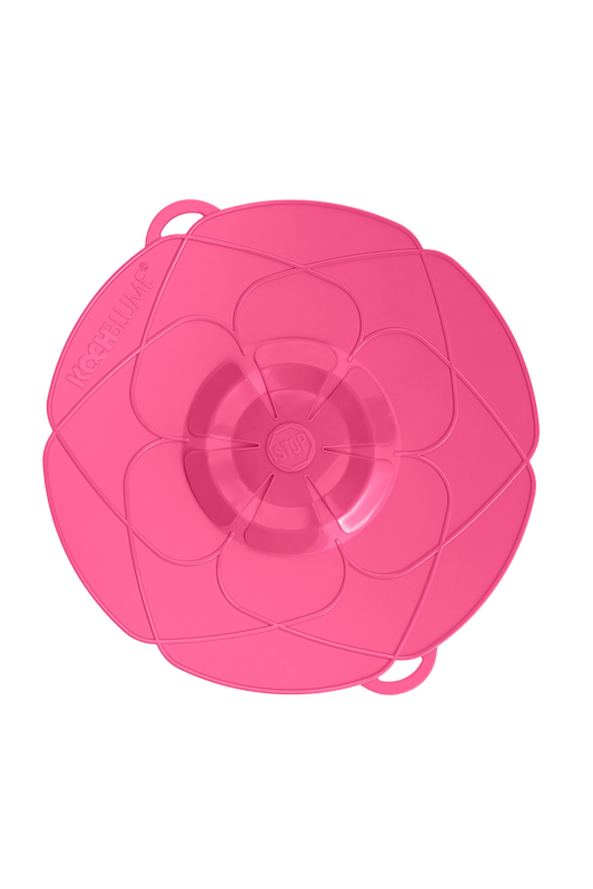 Kochblume L pink Überkochschutz