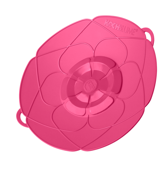 Kochblume L pink Überkochschutz