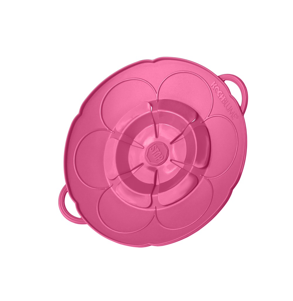 Kochblume S pink Überkochschutz