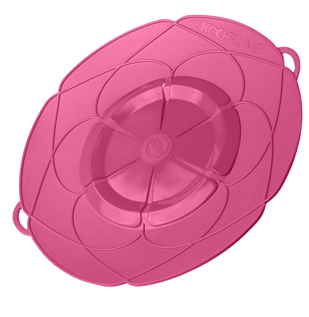 Kochblume XL pink Überkochschutz