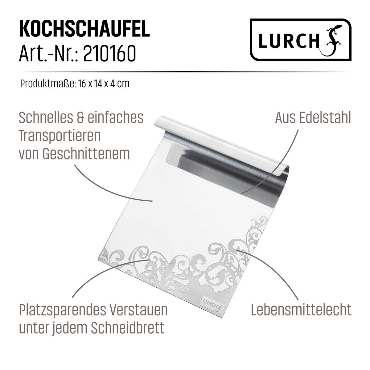 Kochschaufel Edelstahl 18/10