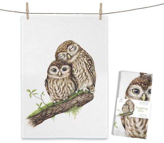 Geschirrtuch Snuggling Owls