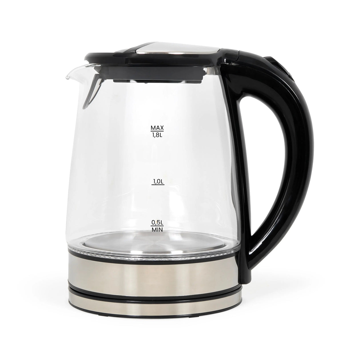 Wasserkocher Borosilikatglas 1,8 l. 1500 W
