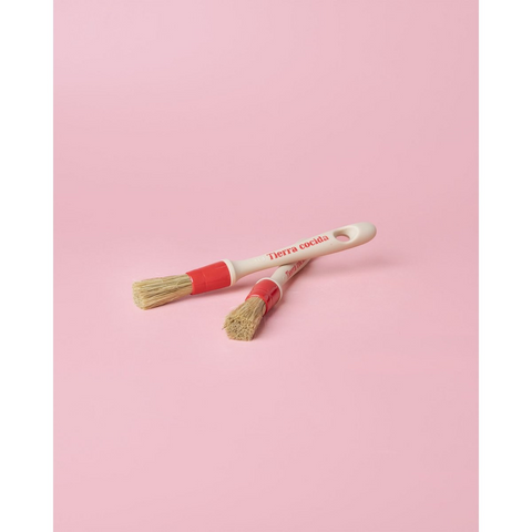 Reinigungspinsel Holz Naturborste 1,5 cm x 13,5 cm für Keramikreiben