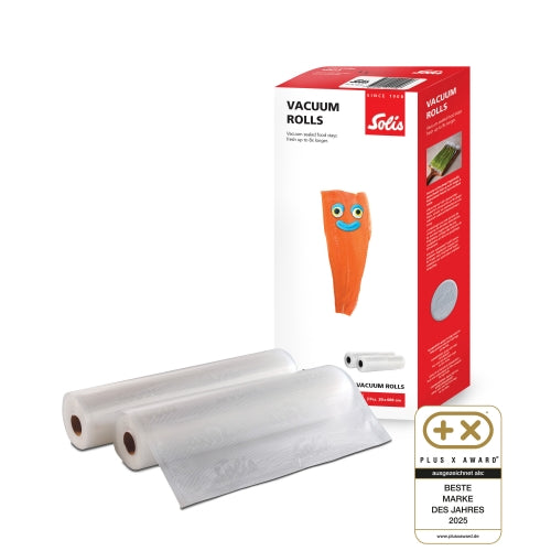 Vakuumierfolien 2 Rollen 30x600 cm transparent