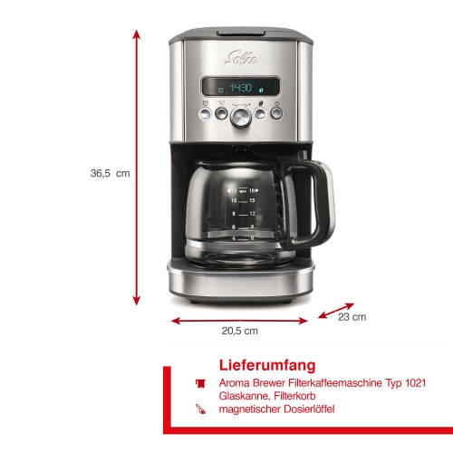 Filterkaffeemaschine mit Warmhaltefunktion Aroma Brewer