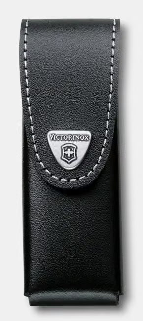Leder-Gürteletui schwarz für Taschenmesser