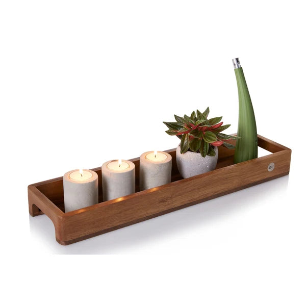 Serviertablett Serve Slim Akazie/Walnuss L. 60cm B. 15,5cm H 5cm