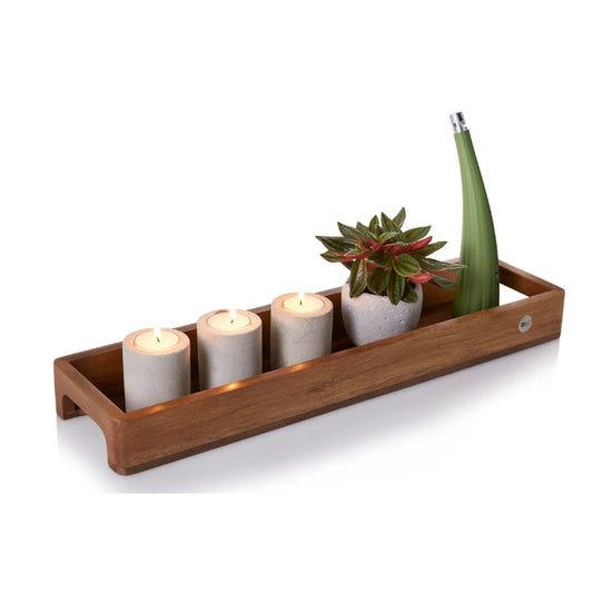 Serviertablett Serve Slim Akazie/Walnuss L. 60cm B. 15,5cm H 5cm
