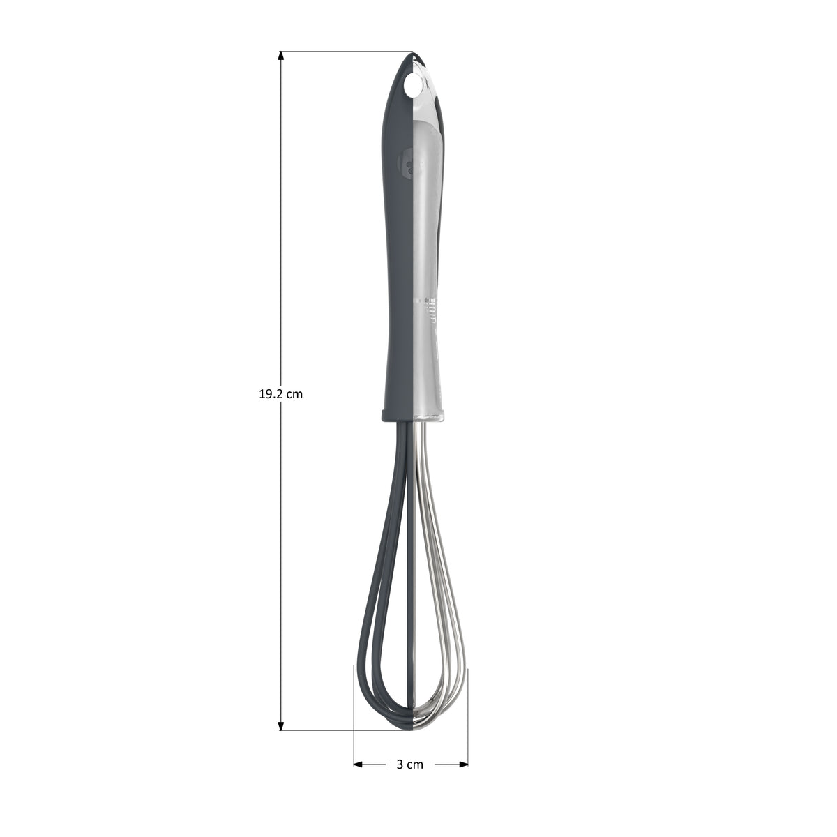 Schneebesen S rot 19 cm