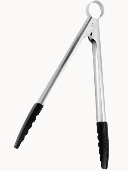 Universalzange 24 cm - Edelstahl Küchenzange mit Silikonkopf