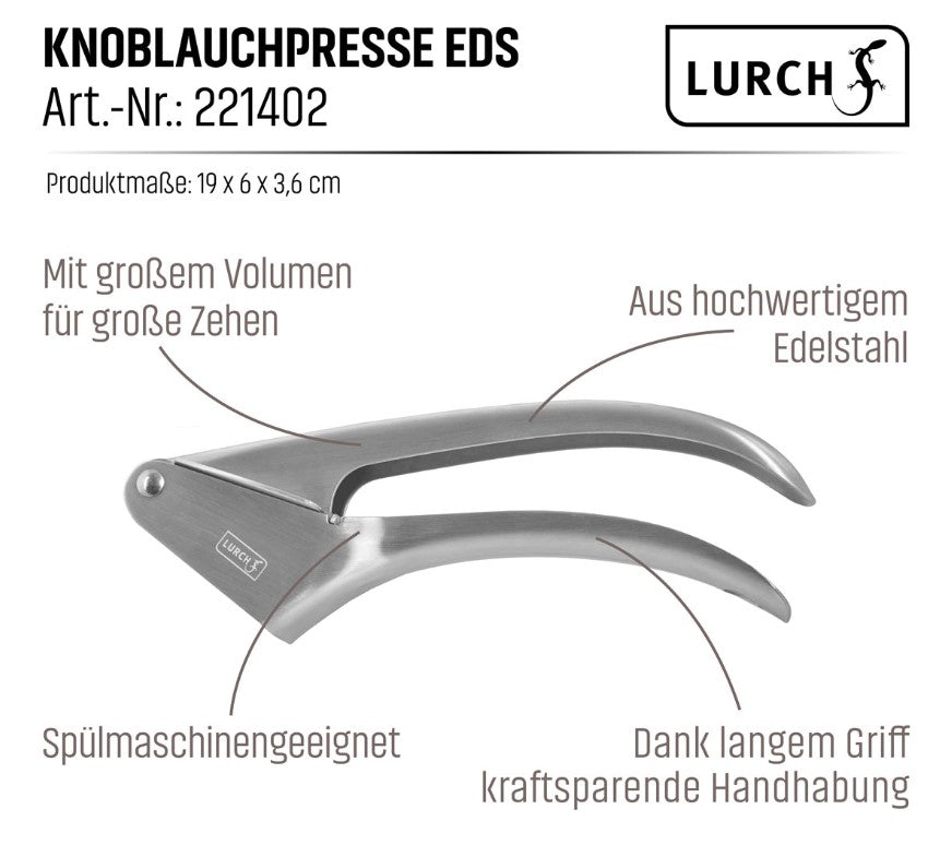Knoblauchpresse Edelstahl