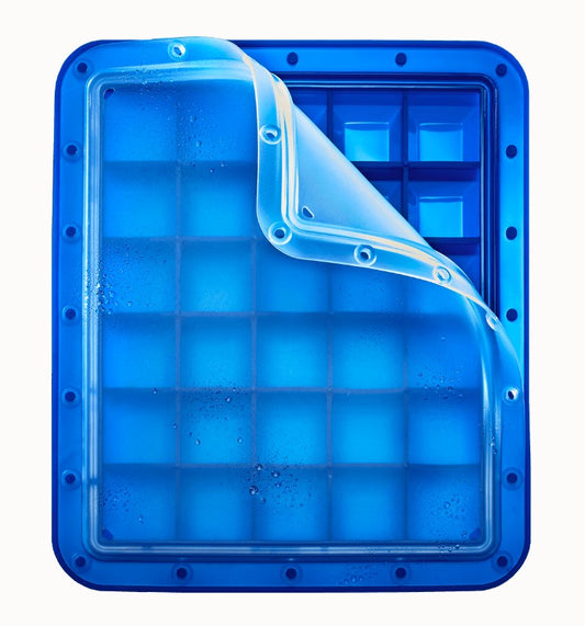 Ice Former Arctic Würfel 3x3cm blau mit transparentem Deckel