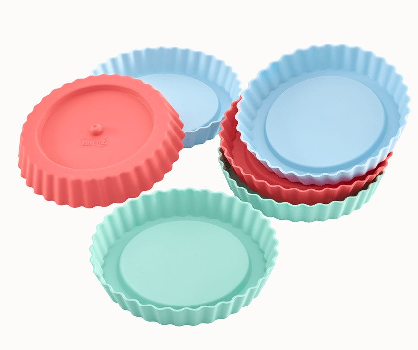 FlexiForm Tortelett 6 Kuchenförmchen Pastel Mix