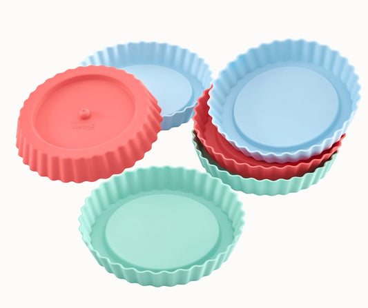 FlexiForm Tortelett 6 Kuchenförmchen Pastel Mix