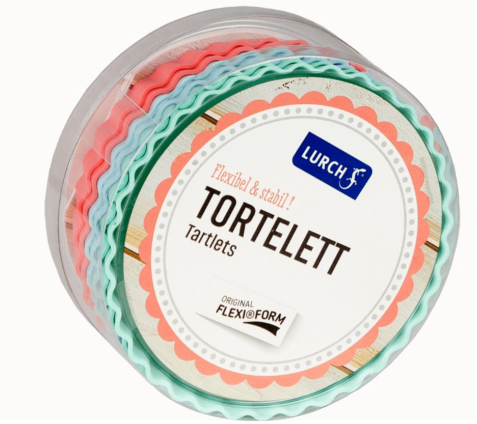 FlexiForm Tortelett 6 Kuchenförmchen Pastel Mix