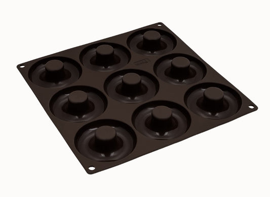 Flexiform Donuts 26x26cm 9fach braun