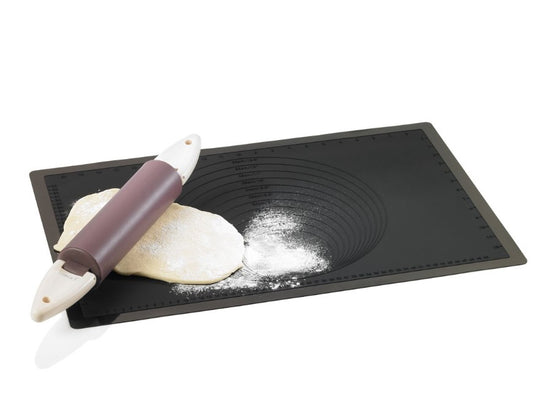 Ausroll- und Backmatte 60 × 40 cm – Antihaft-Silikonmatte