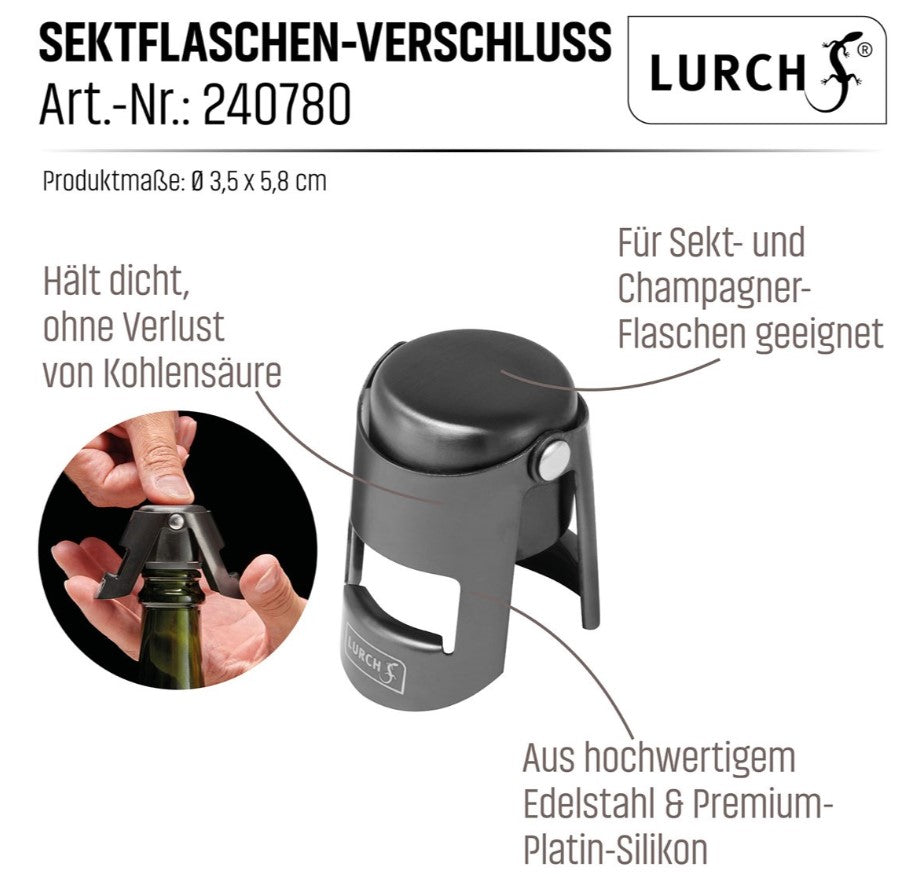 Sektflaschen-Verschluss smokey Bar Kollektion