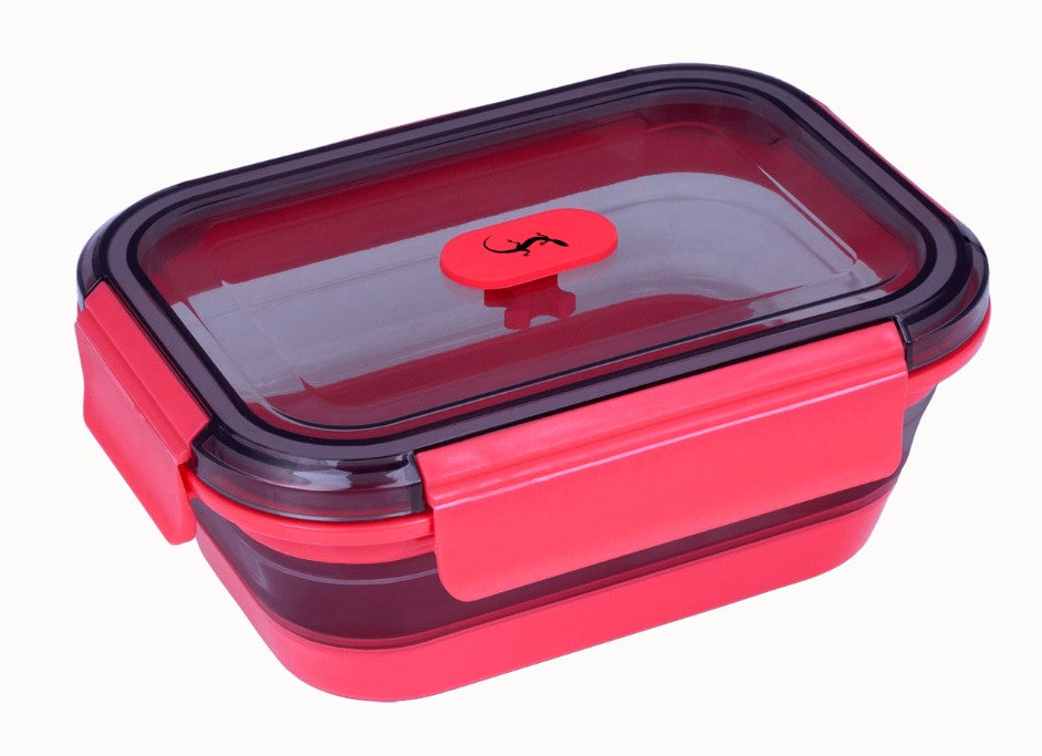 Frischhaltebox pink Silikon faltbar up & down 800 ml