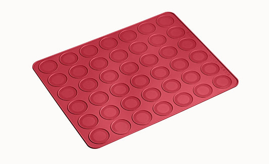 FlexiForm Backmatte Macaron 38x30cm Silikon ruby