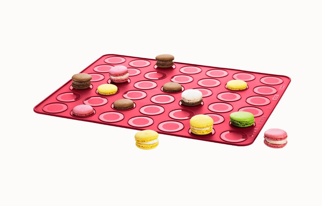 FlexiForm Backmatte Macaron 38x30cm Silikon ruby
