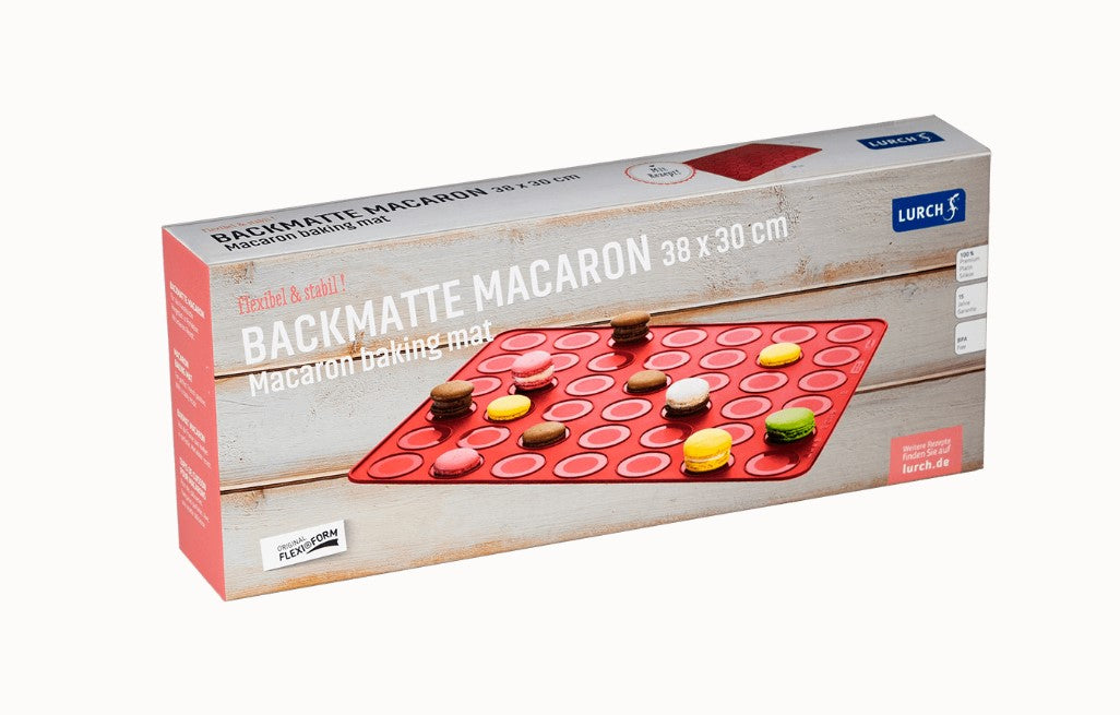 FlexiForm Backmatte Macaron 38x30cm Silikon ruby