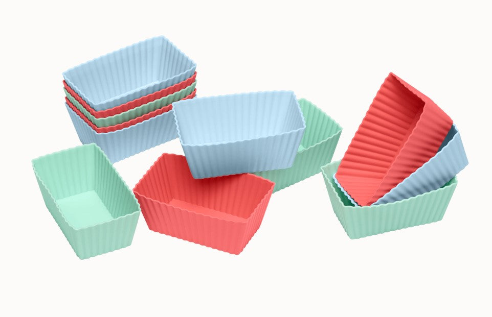 Flexiform 12er Set Silikon Pastel Mix - Brownie