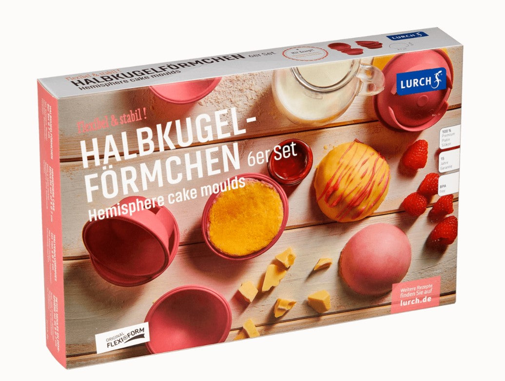 Flexiform Halbkugel Mini 6tlg Backformen