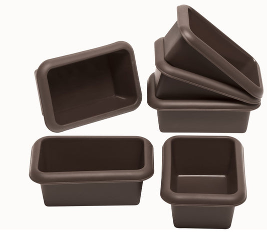 Silikon Mini-Batzen-Backform 6er Set - für kleine Brote und Kuchen