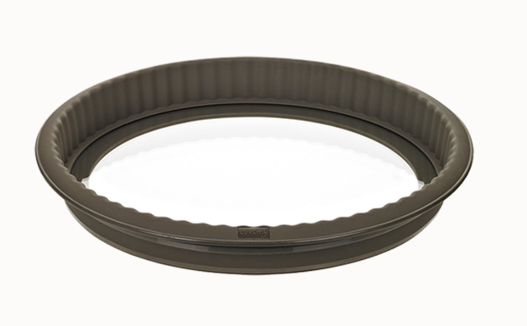 FlexiForm Quiche 26cm mit Glasboden braun