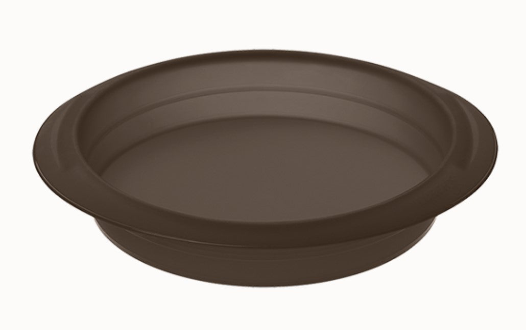 Flexiform Rund 26cm Premium-Platin-Silikon braun
