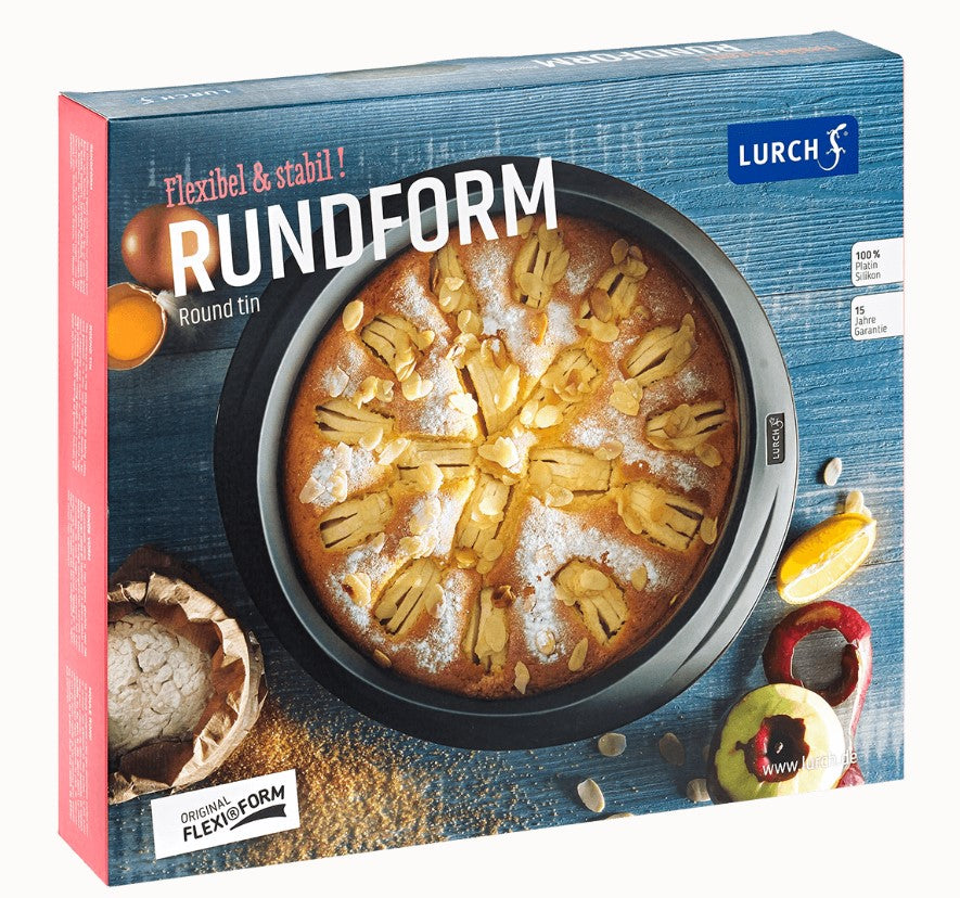 Flexiform Rund 26cm Premium-Platin-Silikon braun