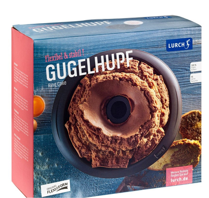 FlexiForm Gugelhupf 22cm Premium-Platin-Silikon braun