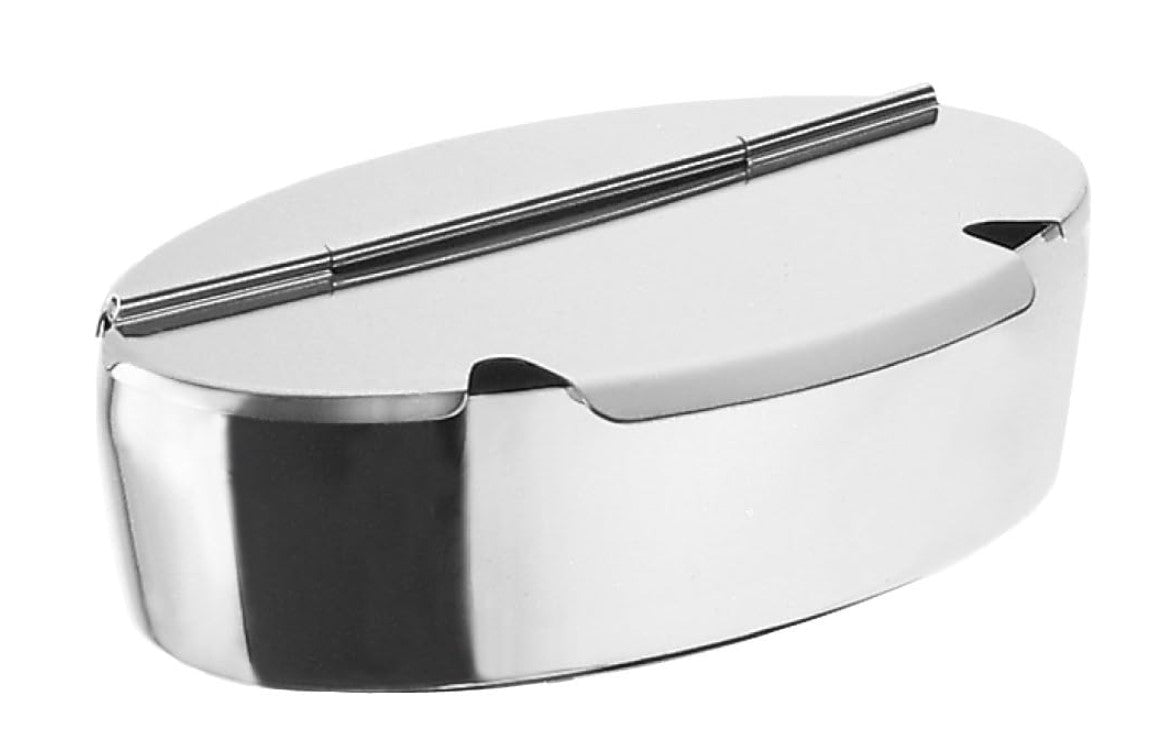Zucker Behälter oval Edelstahl MOTTA