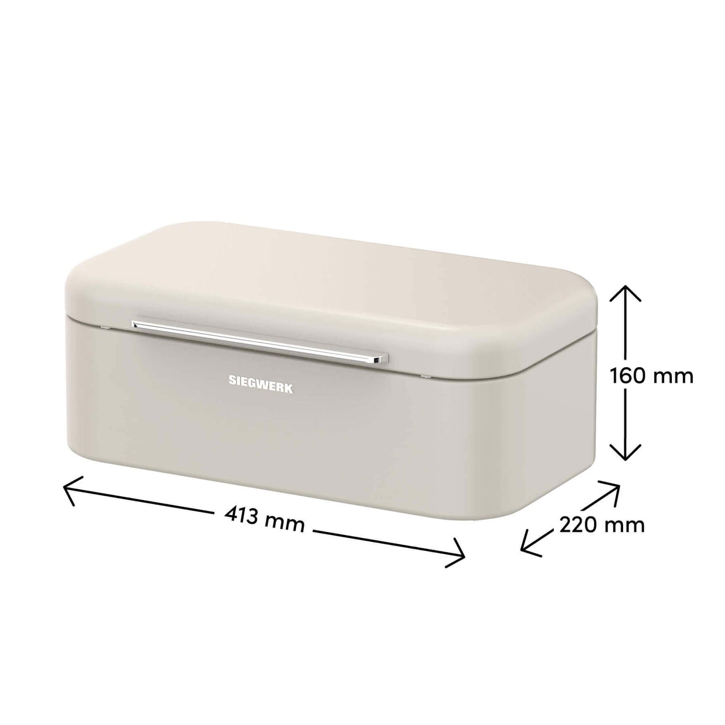 Brotkasten PANOVA Sand beach -beige