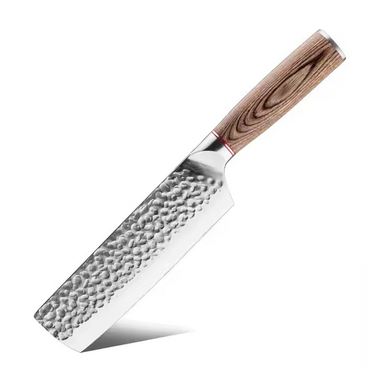 Kochmesser 16cm Nakiri Griff Pakka Holz