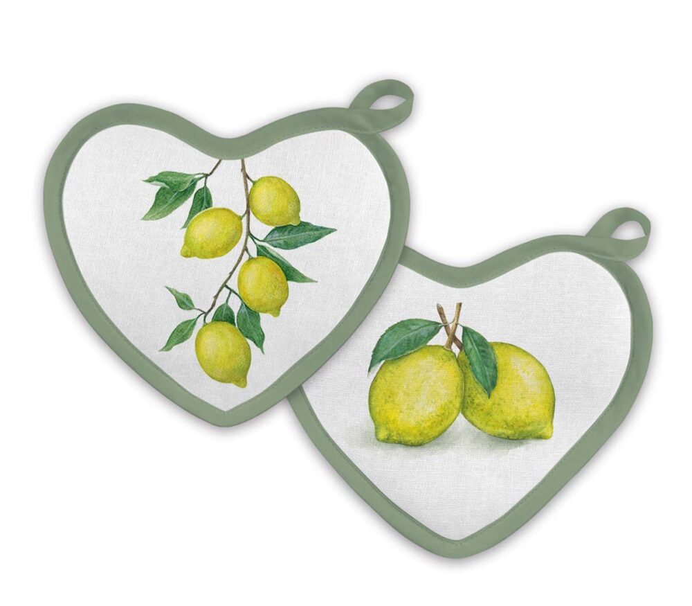 Topflappen Set Sunny Lemons