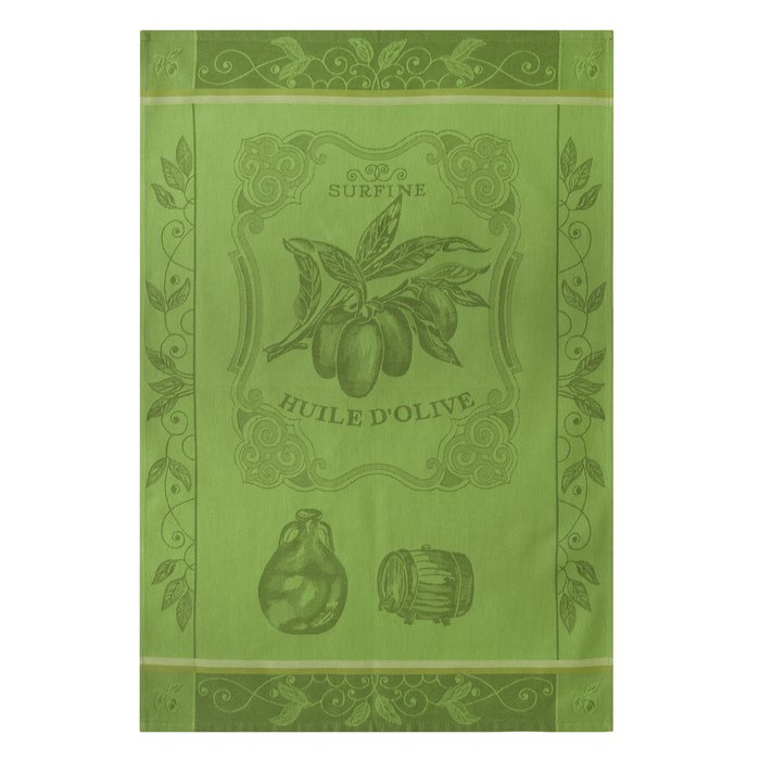 Geschirrtuch Jacquard Baumwolle 50x75 cm HUILE D'OLIVE SURFINE
