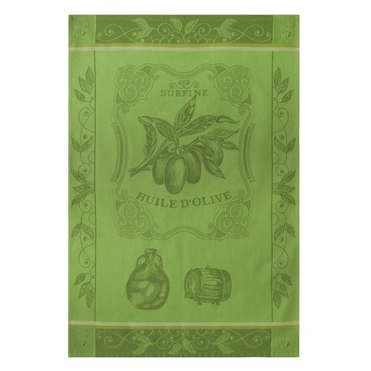 Geschirrtuch Jacquard Baumwolle 50x75 cm HUILE D'OLIVE SURFINE