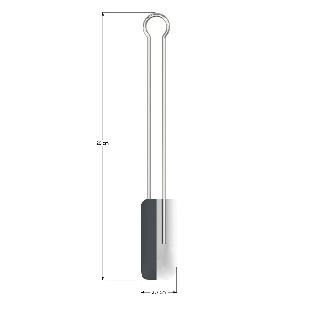 Teigschaber S rot 20 cm