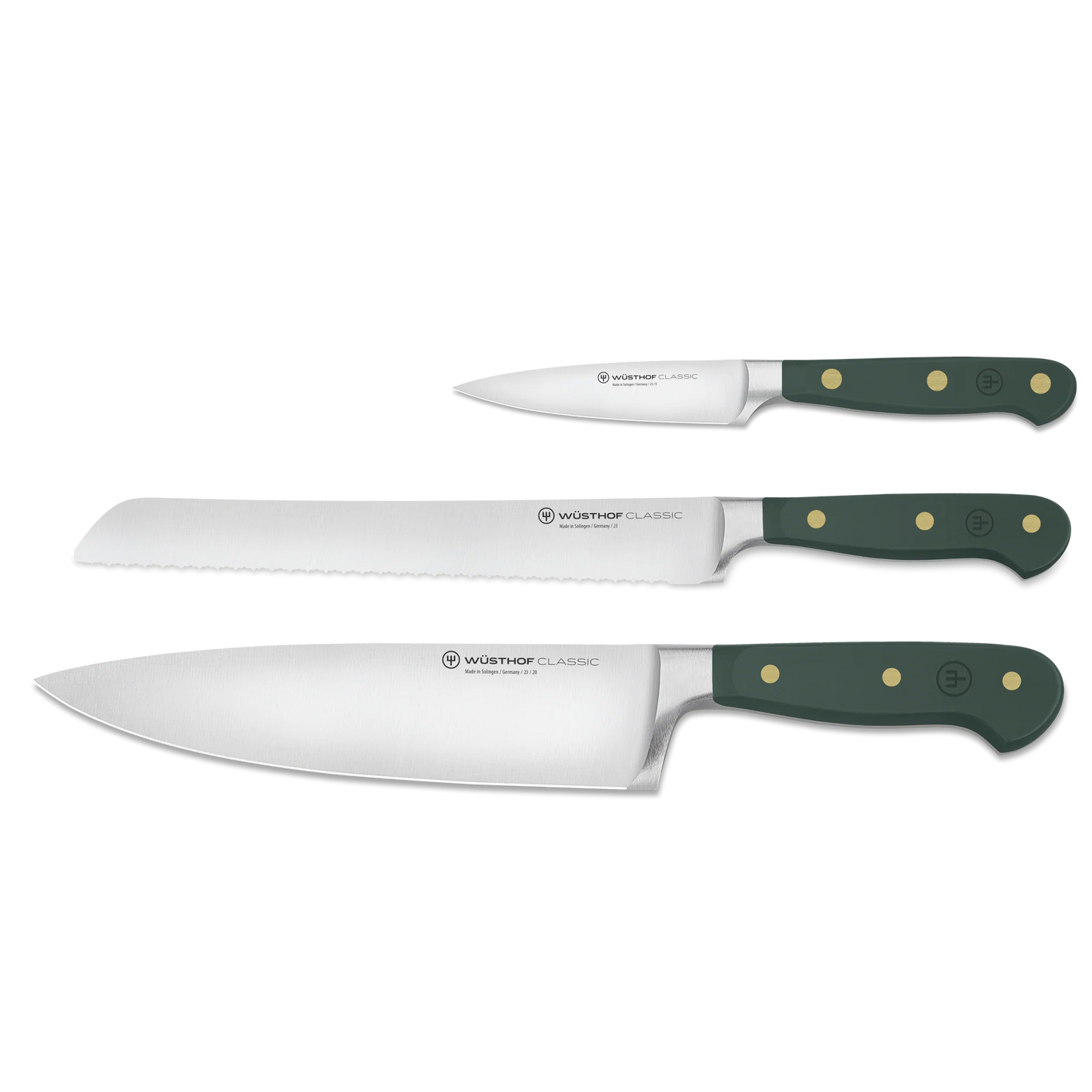 Messersatz Classic 3tlg. fresh rosemary Kochmesser, Brostmesser & Gemüsemesser